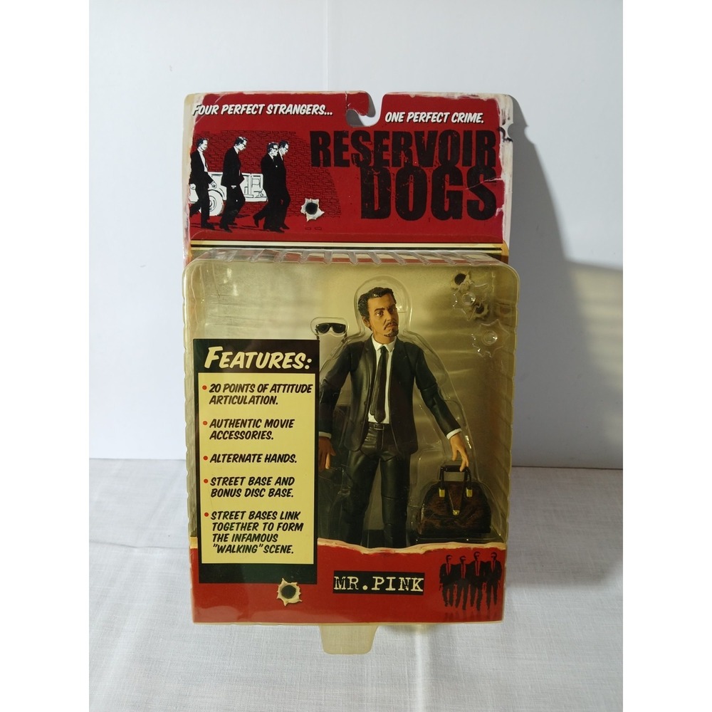 Vintage 2001 Mezco Reservoir Dogs Mr. Pink Action Figure